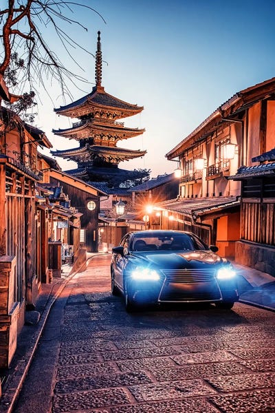 Kyoto Street by Manjik Pictures acrylic art print