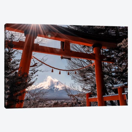 Shrine In Japan Canvas Print #EMN617} by Manjik Pictures Canvas Wall Art