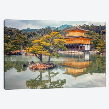 Golden Temple Canvas Print #EMN622} by Manjik Pictures Canvas Wall Art