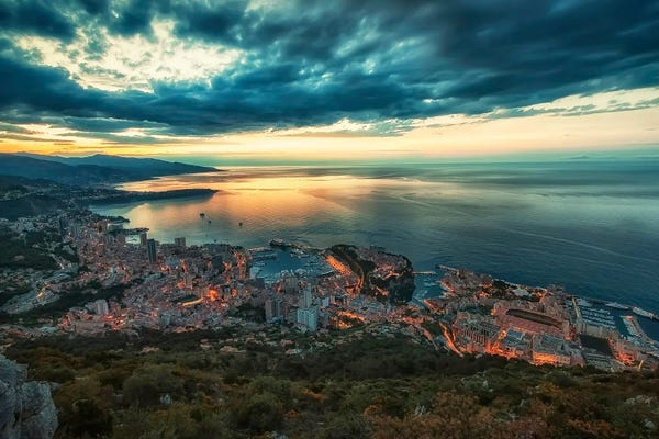City Sunrises & Sunsets: Early Morning In Monaco by Manjik Pictures