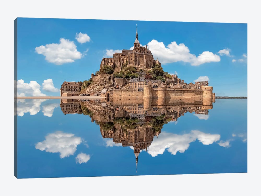 Mt Saint Michel by Manjik Pictures 1-piece Canvas Art