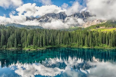 Lago Di Carezza by Manjik Pictures canvas print