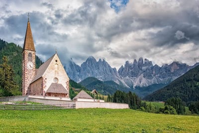 Val Di Funes by Manjik Pictures canvas print