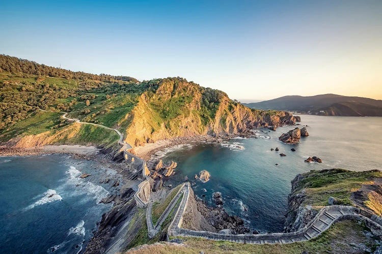 Basque Country Coastline by Manjik Pictures wall art