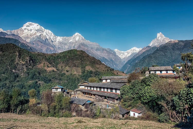 Ghandruk Village by Manjik Pictures wall art