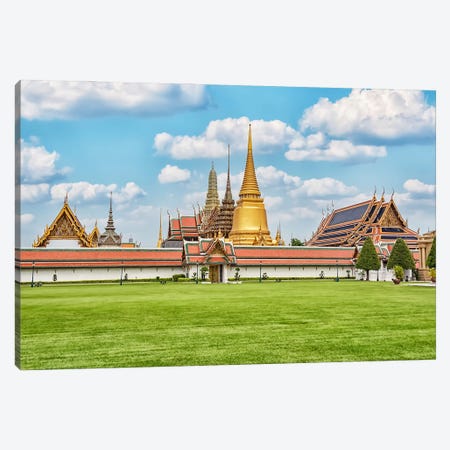 Bangkok Grand Palace Canvas Print #EMN638} by Manjik Pictures Canvas Art Print
