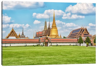 Bangkok Grand Palace Canvas Art Print - Famous Palaces & Residences