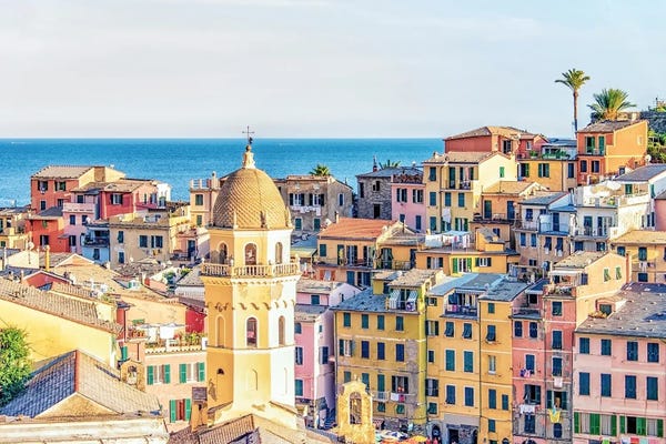 Liguria: Vernazza Architecture by Manjik Pictures