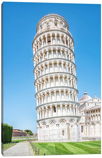 Leaning Tower Of Pisa Canvas Art Print - Pisa