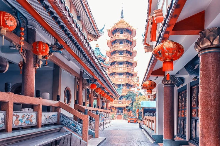 Che Chin Khor Temple by Manjik Pictures wall art