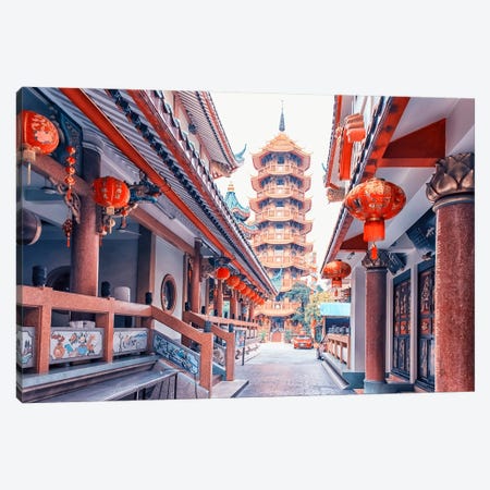 Che Chin Khor Temple Canvas Print #EMN644} by Manjik Pictures Art Print