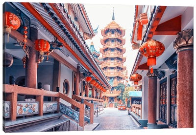 Che Chin Khor Temple Canvas Art Print - Pagodas