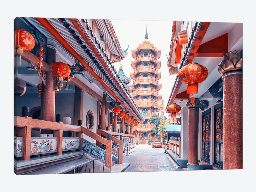 Che Chin Khor Temple by Manjik Pictures 1-piece Canvas Art Print