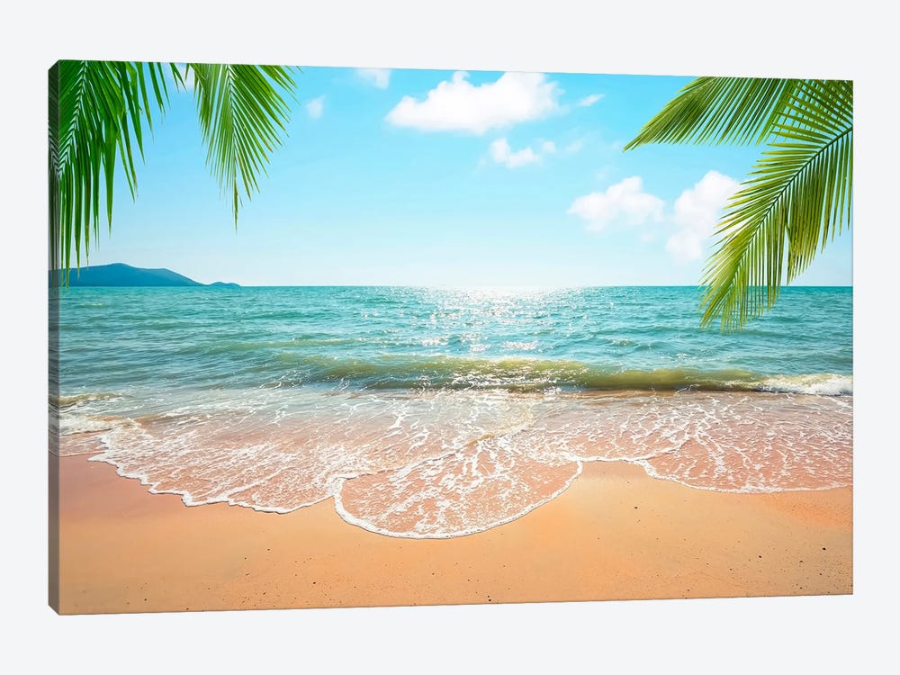 Beach Time by Manjik Pictures 1-piece Canvas Print