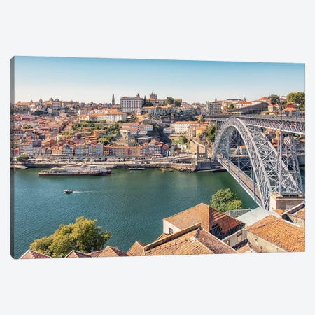 Porto City Canvas Print #EMN659} by Manjik Pictures Canvas Art Print