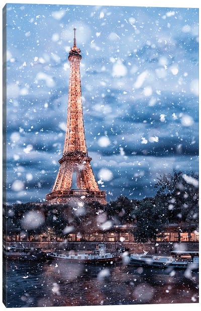 Last Snow Canvas Art Print - Paris Photography