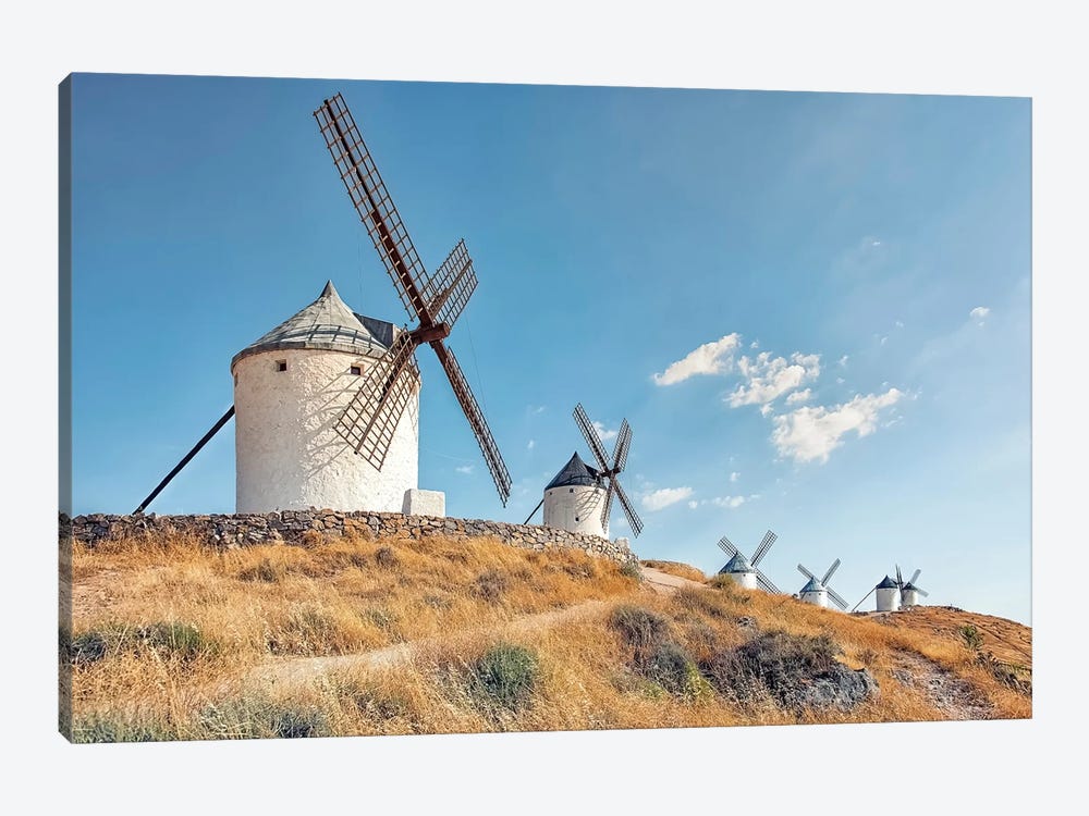Windmills On The Hill by Manjik Pictures 1-piece Art Print