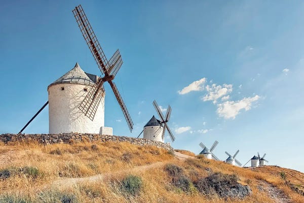Watermills & Windmills: Windmills On The Hill by Manjik Pictures