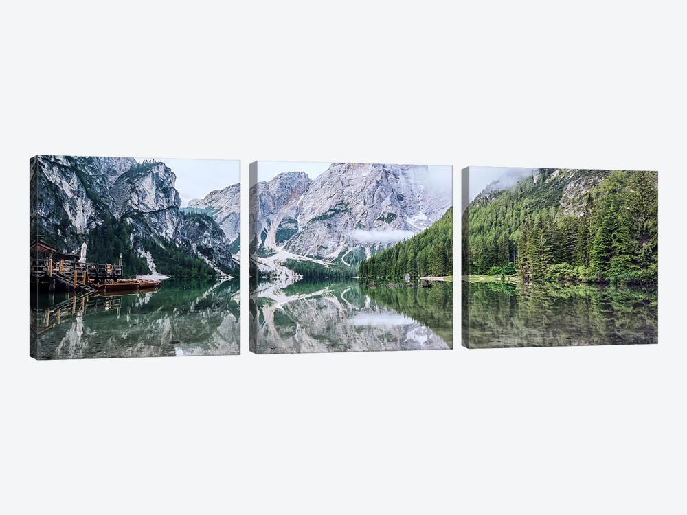 Mountain Landscape by Manjik Pictures 3-piece Canvas Art Print