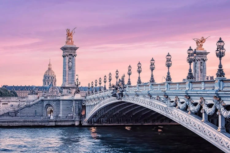 Romantic Sunset In Paris