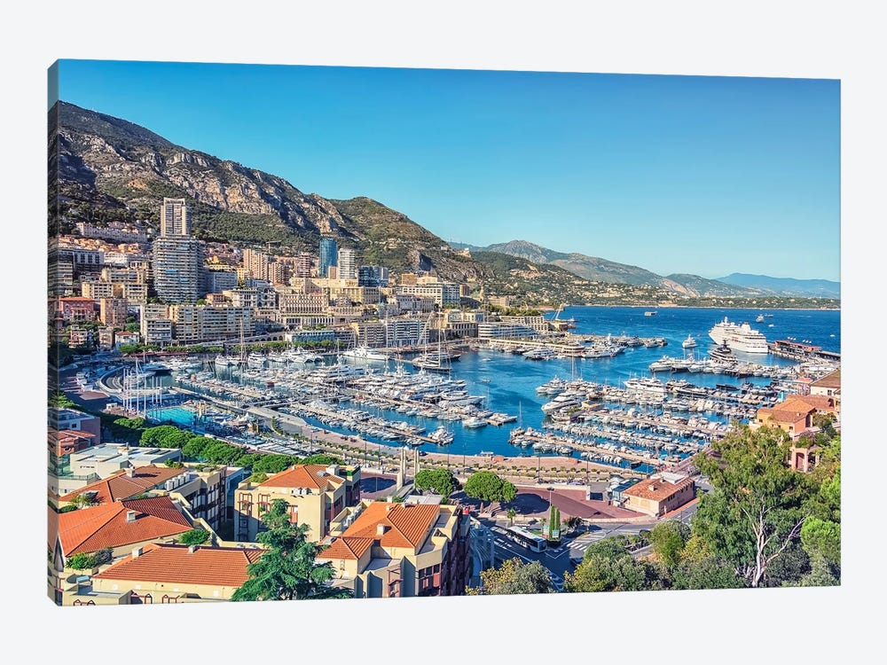 Summer In Monaco by Manjik Pictures 1-piece Canvas Art