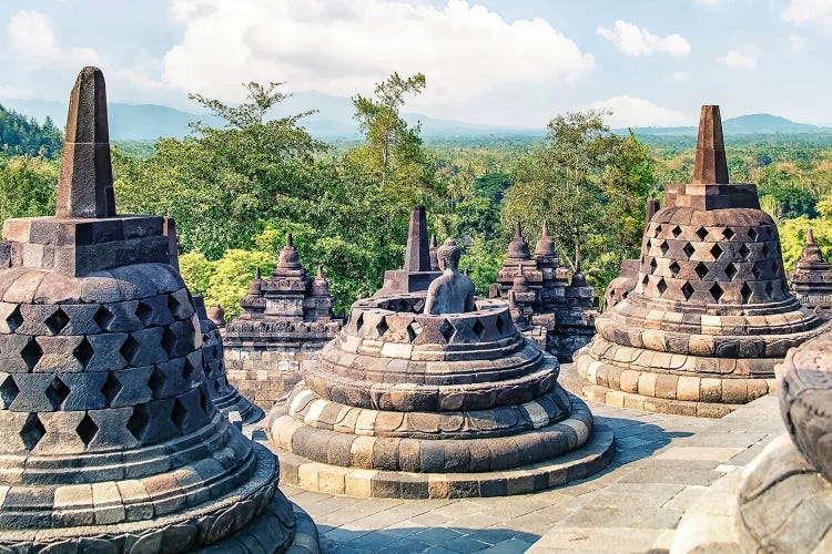 Borobudur Complex by Manjik Pictures wall art