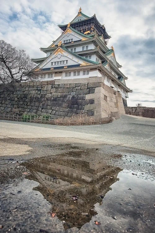 Osaka Reflection by Manjik Pictures wall art