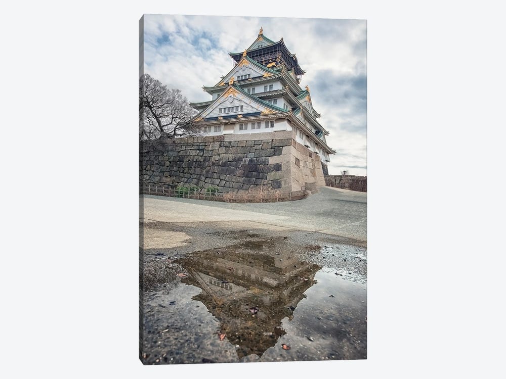 Osaka Reflection by Manjik Pictures 1-piece Canvas Artwork