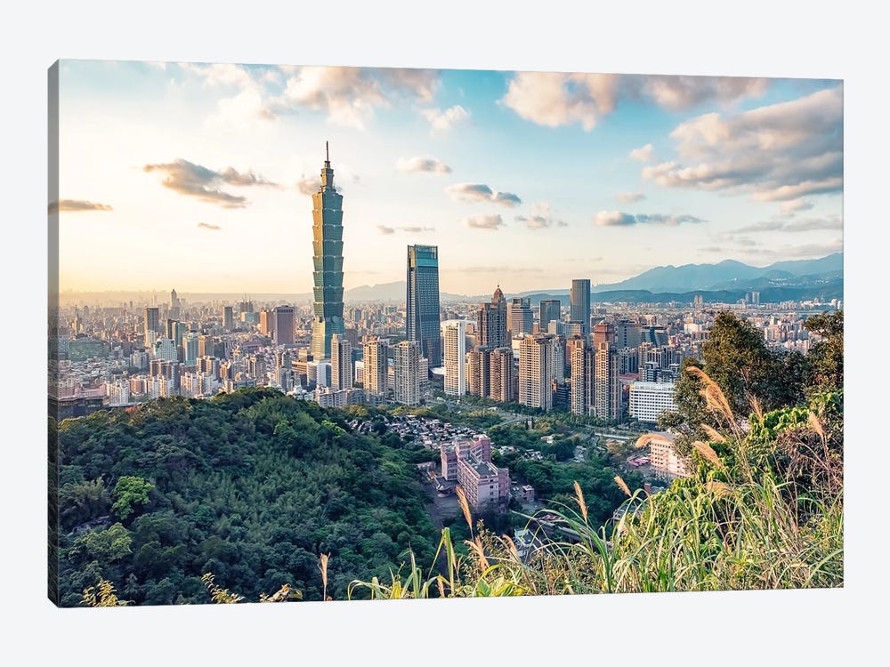 Taipei by Manjik Pictures 1-piece Canvas Print