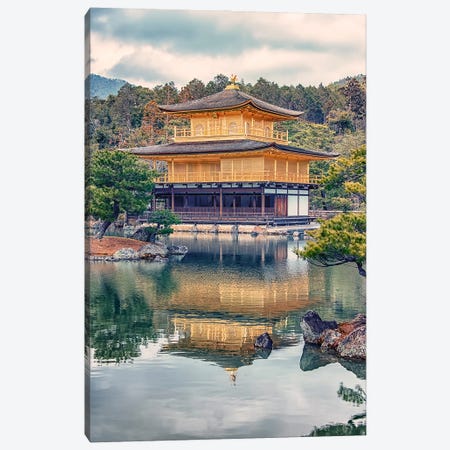 Kyoto Temple Canvas Print #EMN683} by Manjik Pictures Canvas Wall Art