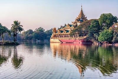 Yangon by Manjik Pictures art print