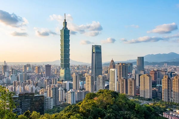 Taiwan: Taipei Evening by Manjik Pictures