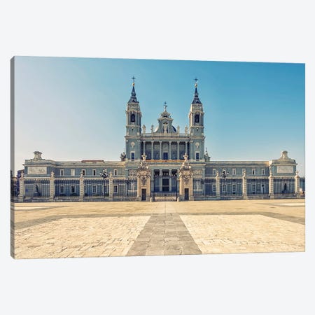 Madrid Cathedral Canvas Print #EMN692} by Manjik Pictures Canvas Art Print
