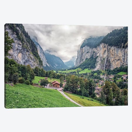Swiss Valley Canvas Print #EMN699} by Manjik Pictures Canvas Print