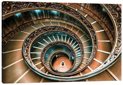 Achitectural Beauty Canvas Art Print - Stairs & Staircases