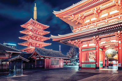 Asakusa by Manjik Pictures canvas print