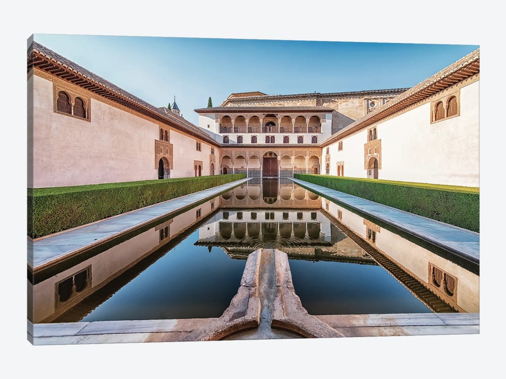 Alhambra Architecture by Manjik Pictures 1-piece Canvas Art Print