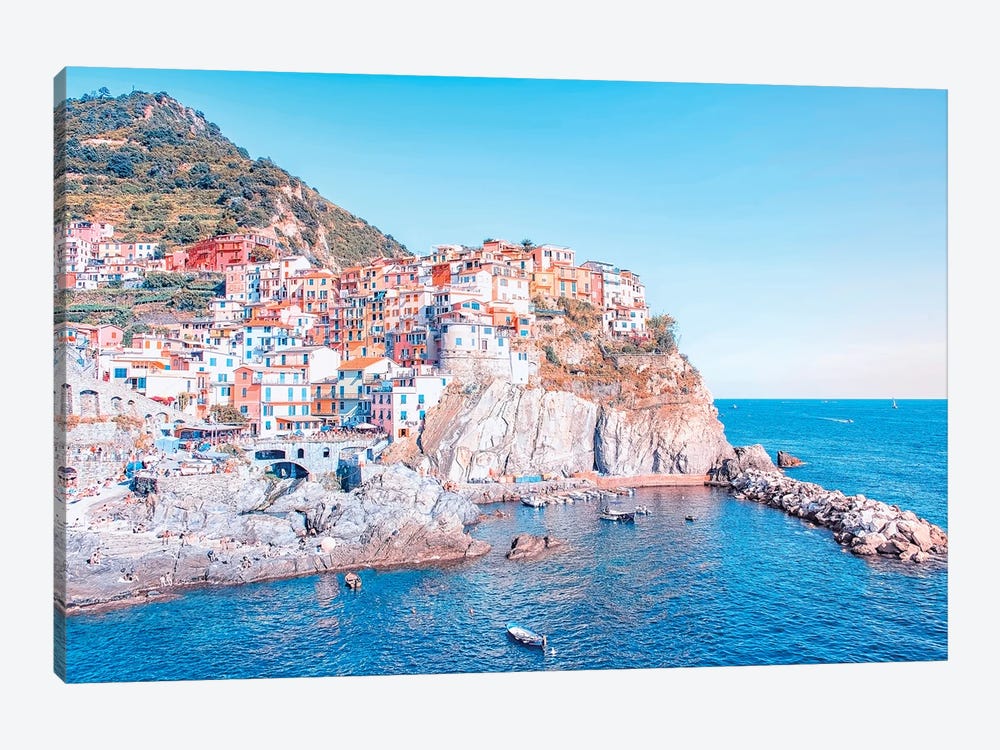 Beautiful Manarola by Manjik Pictures 1-piece Canvas Wall Art