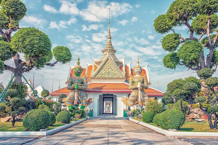 Wat Arun Guardians by Manjik Pictures wall art
