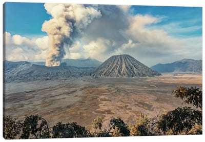 Volcanic Eruption Canvas Art Print - Volcano Art