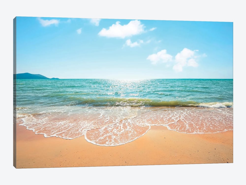 Sand Sea And Sun by Manjik Pictures 1-piece Canvas Artwork