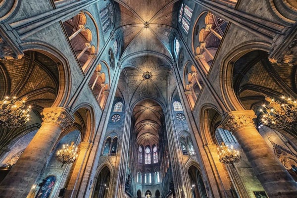 Notre Dame Cathedral: Notre Dame Architecture by Manjik Pictures