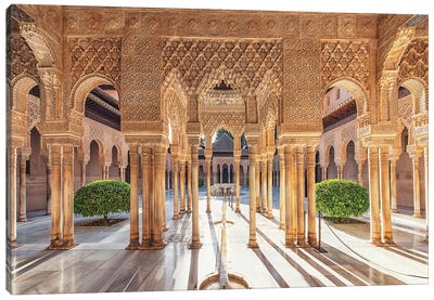 Sunny Alhambra Canvas Art Print - The Alhambra