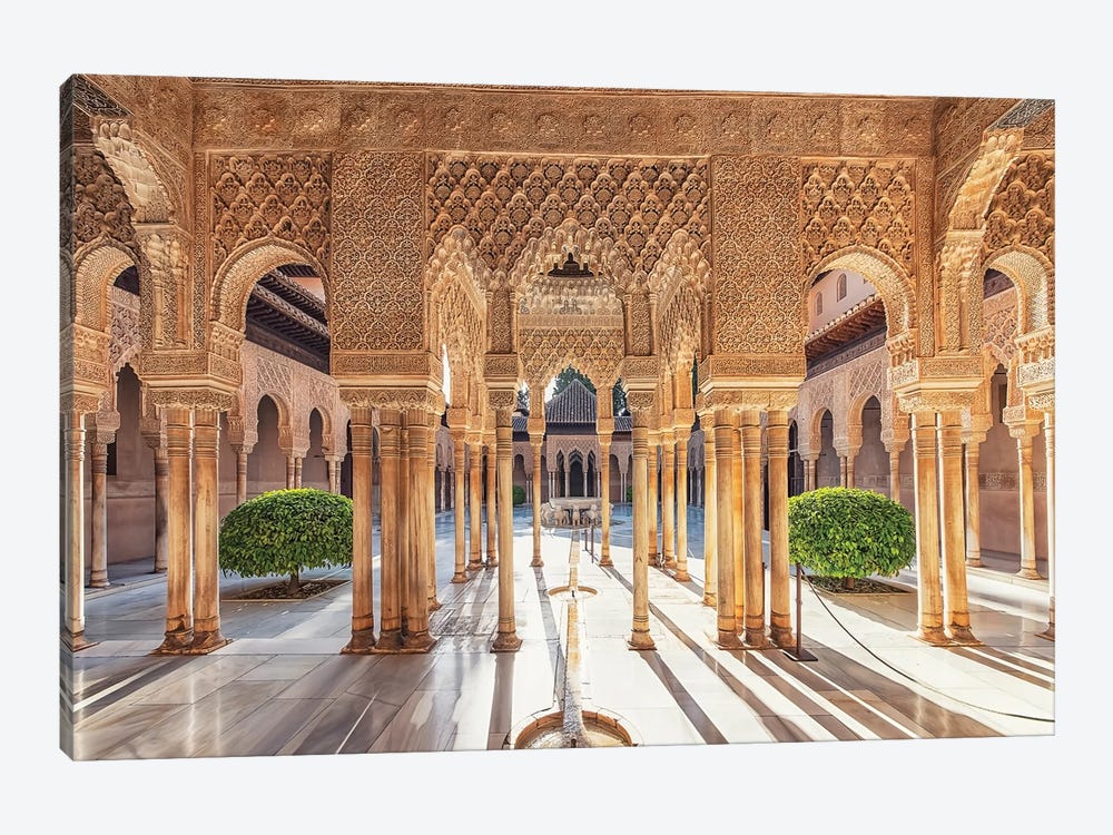 Sunny Alhambra by Manjik Pictures 1-piece Canvas Art Print