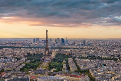 Paris View by Manjik Pictures canvas print