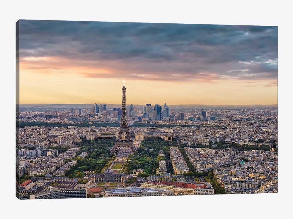 Paris View by Manjik Pictures 1-piece Canvas Artwork