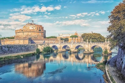 Bridge In Rome by Manjik Pictures art print