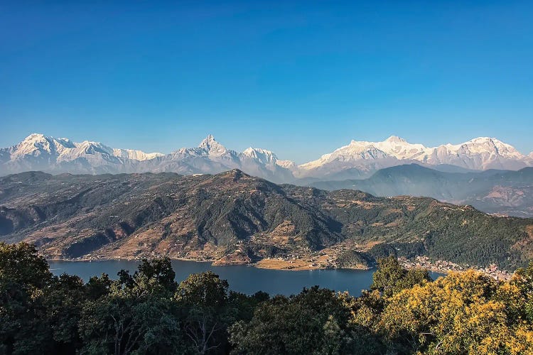 Pokhara Panorama by Manjik Pictures wall art