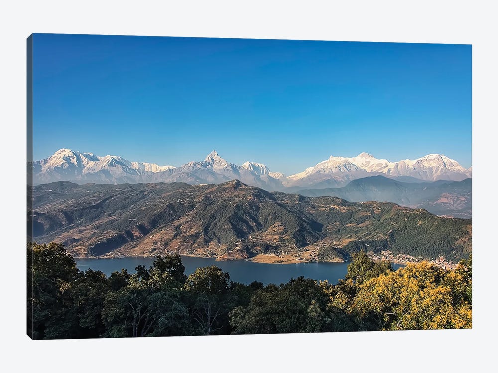 Pokhara Panorama by Manjik Pictures 1-piece Canvas Wall Art