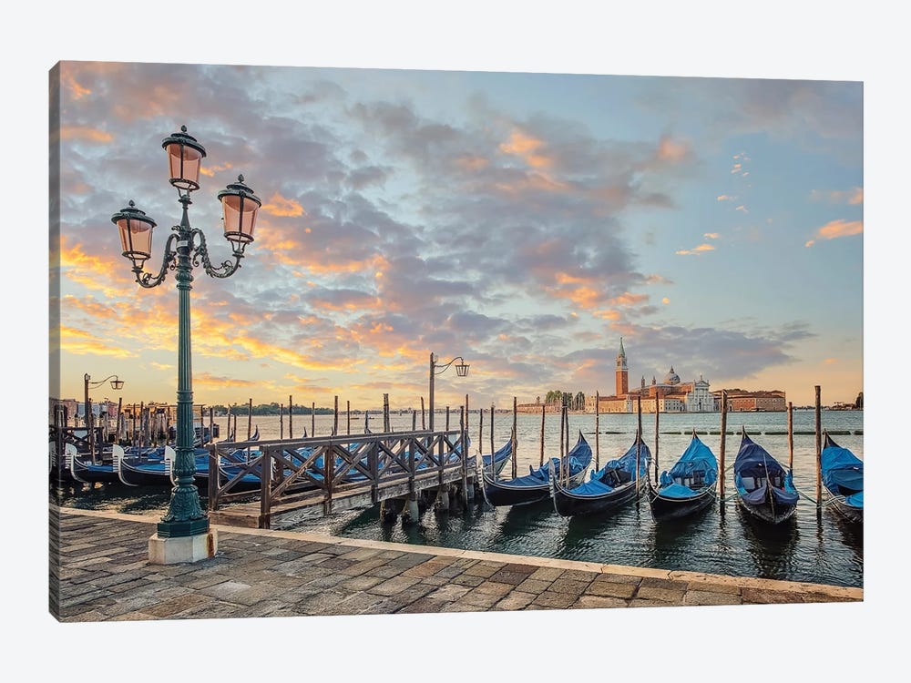 Sunrise In Venice by Manjik Pictures 1-piece Art Print